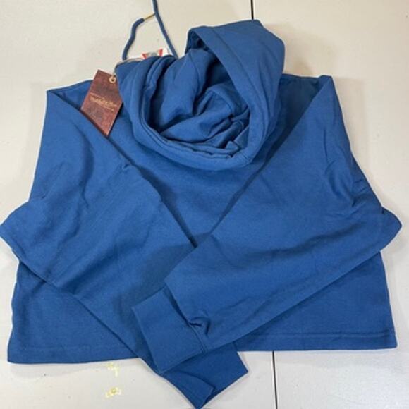 UConn Huskies Mitchell & Ness Women's Cropped Hoodie - Picture 2 of 2